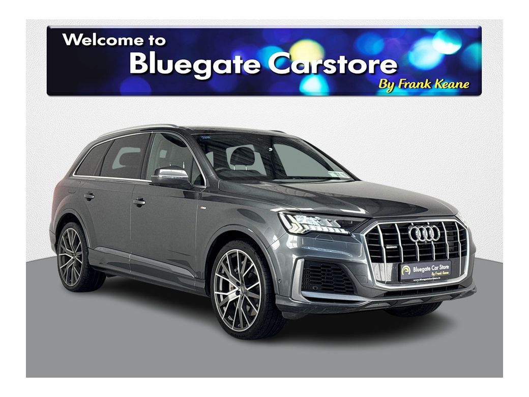 Image for 2020 Audi Q7 3.0 S LINE 55 E QUATTRO*NEW 22"ALLOYS DUE*FRONT HEATED ELECTRIC MEMORY SEATS**BLACK LEATHER INTERIOR**ELECTRIC TAILGATE**TOUCH SCREEN CLIMATE CONTROL**REVERSE CAMERA**APPLE CARPLAY**FINANCE AVAILABLE*