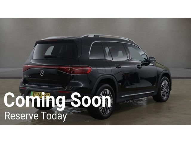 Image for 2024 Mercedes-Benz EQB 250+ SPORT EXECUTIVE (7 SEATER / 70.5KWH BATTERY) AUTOMATIC **ONE OWNER / APPLE CARPLAY / BLIND SPOT ASSIST / CRUISE CONTROL / FULL BLACK LEATHER / HEATED FRONT SEATS / SAT NAV / REVERSE CAMERA**