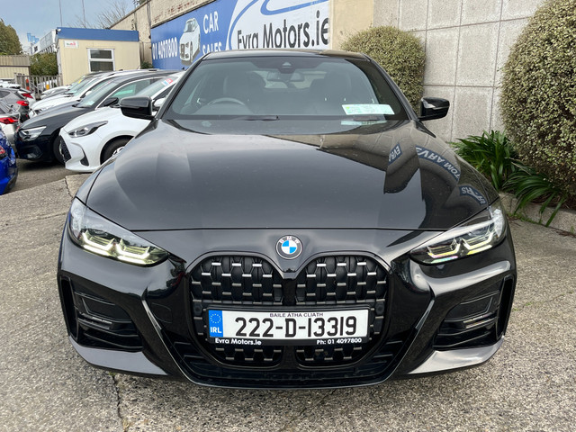 Image for 2022 BMW 4 Series 420D M-SPORT COUPE AUTOMATIC 2.0 DIESEL //HIGH SPEC//FULL LEATHER HEATED SEATS//KEYLESS ENTRY//SUNROOF//BMW HI FI SOUND SYSTEM//HEATED STEERING WHEEL//