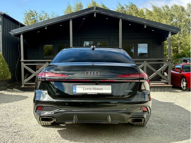Image for 2026 Audi A6 E-HYBRID QUATTRO EDITION 1, HIGH SPEC, NEW SHAPE, 299BHP, BANG & OLUFSEN, PASSENGER DISPLAY, ADAPTIVE CRUISE CONTROL, HUD, MIDNIGHT GREEN, MATRIX LIGHTS, EXTERIOR BLACK PACK