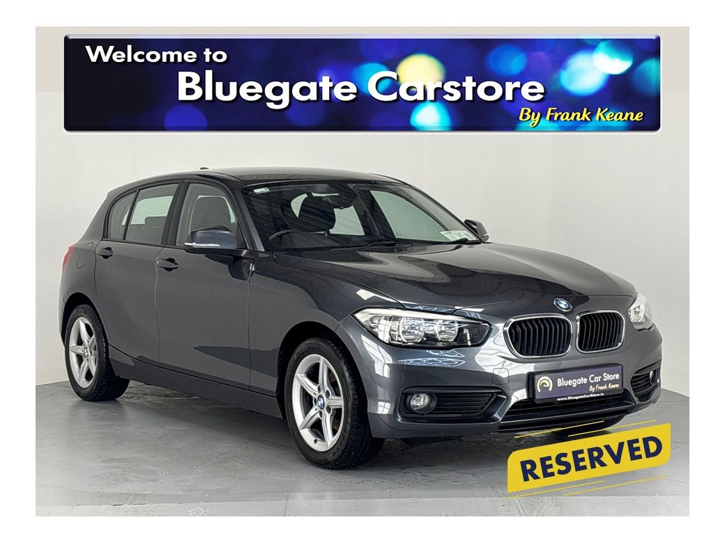 Image for 2017 BMW 1 Series 116D**MULTIFUNCTIONAL STEERING WHEEL**BLACK CLOTH INTERIOR**DIGITAL MEDIA DISPLAY**BLUETOOTH**AIR CONDITIONING**NAVIGATION**ISOFIX**FINANCE AVAILABLE**