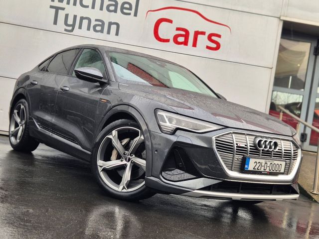 Image for 2022 Audi e-tron 55 S Line Sportback Quattro (408bhp) Upgraded 22'' Alloys + Black Edition Styling ( Nov '22 Reg ) Trade in Price €38, 999