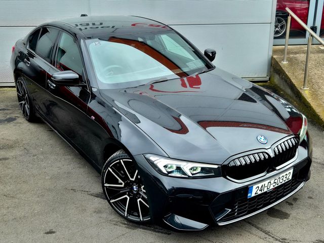 Image for 2024 BMW 3 Series 330e M Sport PHEV (292bhp) Upgraded 20'' Alloys, Dechromed, Camera, CarPlay, 1/2 Leather, Heated Seats - First Reg in January 2024 - Trade in Price €45, 888