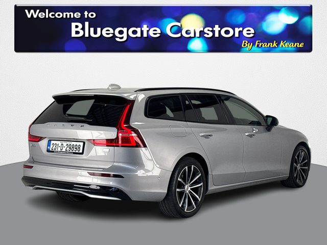 Image for 2023 Volvo V60 T6 PHEV PLUS DARK AWD **FULL BLACK LEATHER INTERIOR**FRONT HEATED SEATS**HEATED STEERING WHEEL**APPLE CARPLAY**ANDROID AUTO**LANE ASSIST**CRUISE CONTROL**FULL DIGITAL DASH**USBC FAST CHARGING PORTS**