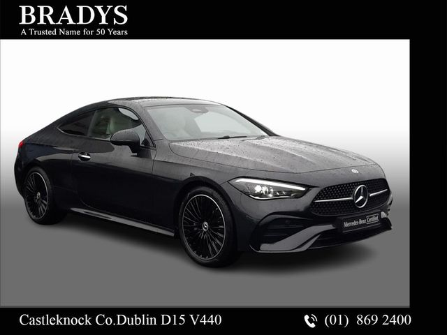 Image for 2025 Mercedes-Benz CLE CLE 220d Coupe AMG Line Plus--Panoramic Sunroof, Night Package, Lip Spoiler, AMG Black Multispoke Alloys