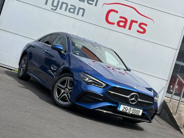 Image for 2025 Mercedes-Benz CLA Class 250e AMG Line Executive Auto, 18" Alloys, Privacy, 1/2 Leather, Heated Seats, Camera, Parking Sensors, Climate, Blind Spot Detection - First Registered in January 2025. Trade in Price €41, 999