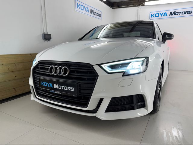 Image for 2019 Audi A3 Saloon 1.0 30 TFSI LIMOUSINE 116HP S LINE BLACK EDITION // IRISH CAR FROM NEW // FULL AUDI MAIN DEALER HISTORY // FACTORY BLACK EDITION // FLAT BOTTOM STEERING WHEEL // UPGRADED AUDI SPORT ALLOYS