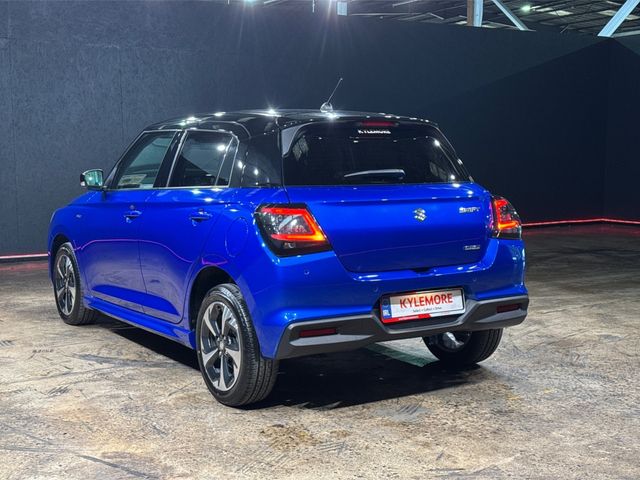 Image for 2024 Suzuki Swift 1.2 HYBRID AUTOMATIC - MZ SPEC (HIGH SPEC) - HEATED SEATS - UPGRADED 16'' DIAMOND CUT ALLOYS - APPLE CARPLAY - CRUISE CONTROL - PADDLE SHIFT - TWO TONE BLUE/BLACK