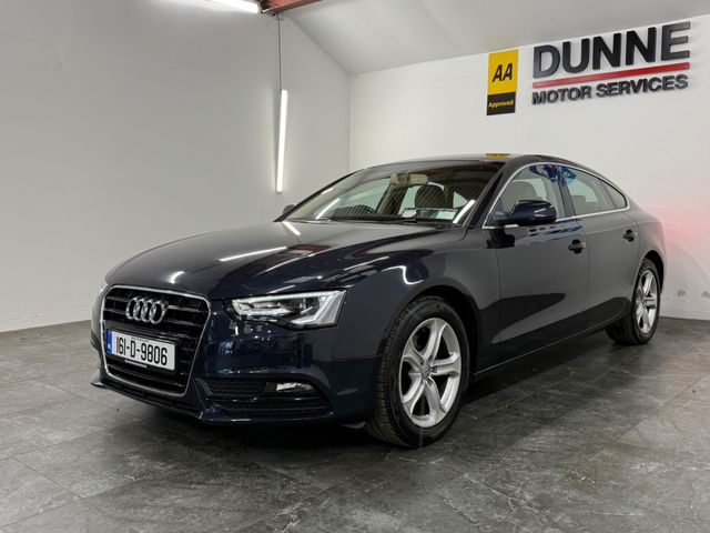 Image for 2016 Audi A5 **SPORTBACK ULTRA MODEL **MULTI FUNCTION STEERING WHEEL **ADAPTIVE CRUISE CONTROL **HEATED SEATS **MULTI DRIVE MODE **MULTI FUNCTION CENTRE CONSOLE **AUTO LED LIGHTS **AUTO WIPERS **FULLY ELECTRIC SEA