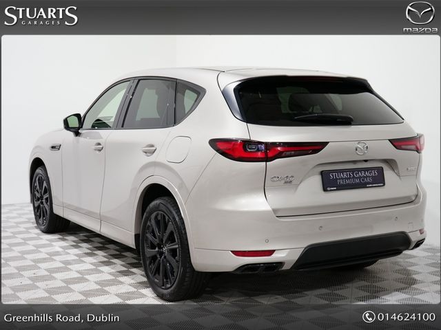 Image for 2024 Mazda CX-60 3.3 Skyactiv D 254HP DIESEL*JUST LISTED*HIGH SPEC* HOMURA PLUS*DRIVERS ASSISTANCE PACK, CONVENIENCE PACK AND PANORAMIC SUNROOF, PLATINUM QUARTZ WITH BLACK LEATHER , RADAR CRUISE WITH MAZDA PILOT AS