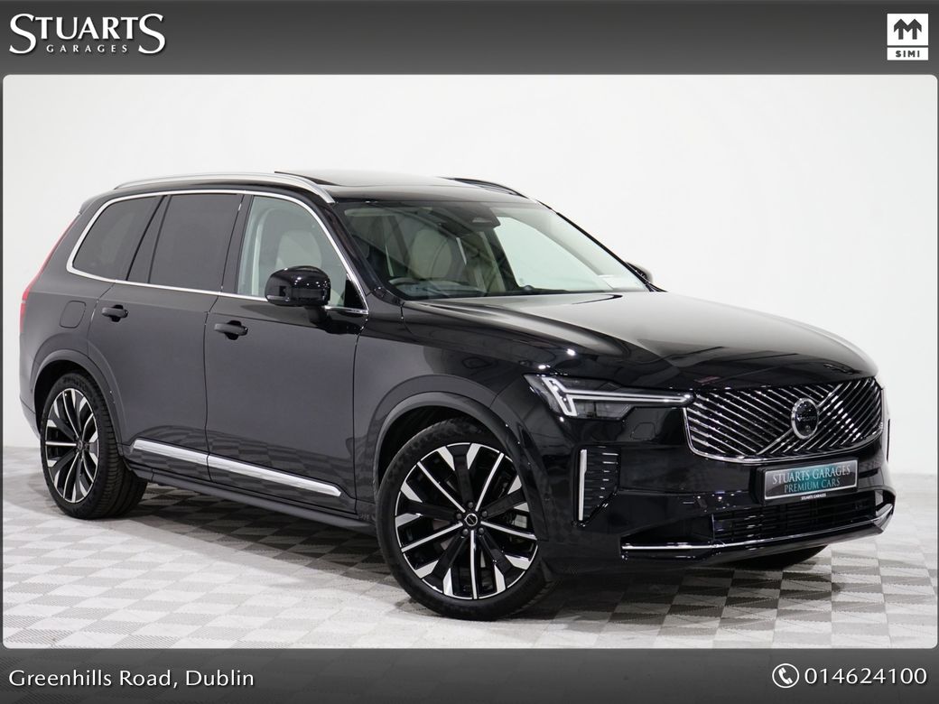Image for 2025 Volvo XC90 *NEW MODEL* ULTRA BRIGHT PHEV XC90 T8 7 SEATS, ONYX BLACK METALLIC WITH BLONDE LEATHER, 21” DIAMOND CUT ALLOYS, AIR SUSPENSION, BOWERS AND WILKINS 