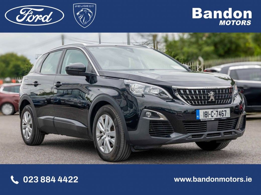 Image for 2018 Peugeot 3008 2018 Peugeot 3008 Black 1.2 PureTech 130bhp S&S Active