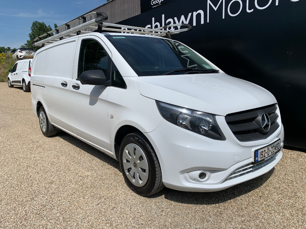 Image for 2019 Mercedes-Benz Vito 2.2 CDI 114 KA/L VAN // PRICE EXCL. VAT // GREAT CONDITION // 10/26 CVRT // AIR CON, BLUETOOTH AND REVERSE CAMERA // 
