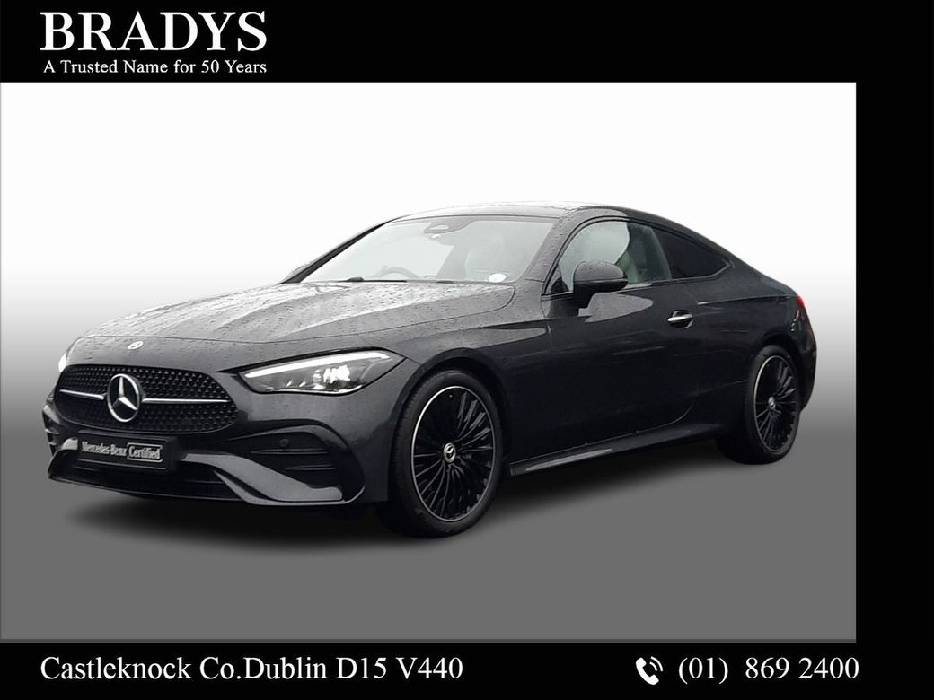 Image for 2025 Mercedes-Benz CLE CLE 220d Coupe AMG Line Plus--Panoramic Sunroof, Night Package, Lip Spoiler, AMG Black Multispoke Alloys