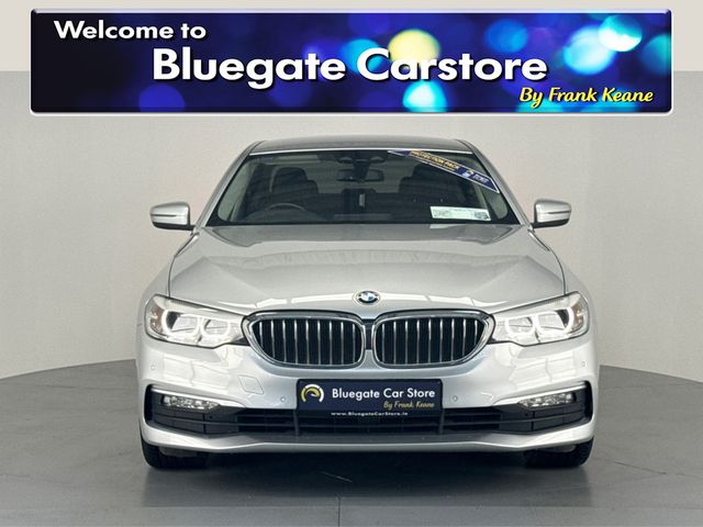 Image for 2018 BMW 5 Series SE 4DR AUTO**MULTIFUNCTIONAL STEERING WHEEL**KEYLESS START**BLACK LEATHER INTERIOR**FRONT HEATED SEATS**DUAL CLIMATE CONTROL**DRIVE MODES**PARKING SENSORS**BLUETOOTH**SATNAV**FINANCE AVAILABLE**