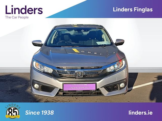 Image for 2021 Honda Civic 1.6L Diesel, Auto, Smart Plus Spec, Auto, Rear Camera, Grey Metallic Paint, 1 Year Warranty, *LINDERS CHRISTMAS SALE* On Every car we are giving you a €250 voucher for you to Enjoy
