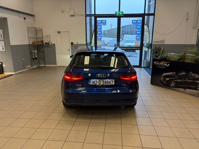 Image for 2014 Audi A3 1.4 Auto TFSI Hatchback. New NCT done before collection, Full Leather, Heated Seats, Panoramic Roof, Dual Climate Control, Reverse Camera, Parking Sensors, Full Electrics, Handsfree, and more.
