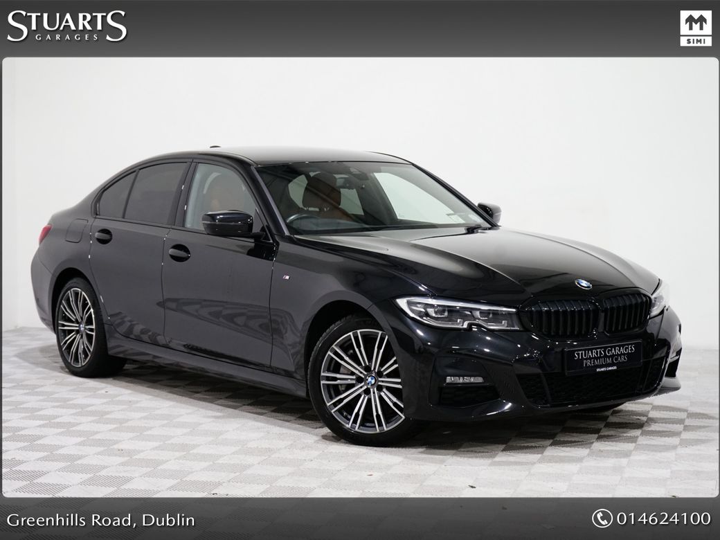 Image for 2021 BMW 3 Series 330 G20 E M Sport 4DR Auto CARBON BLACK WITH CONGAC LEATHER, 18” ALLOYS, HEATED FRONT SEATS, 