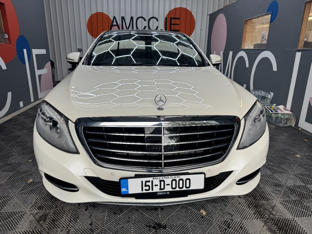 Image for 2015 Mercedes-Benz S Class 2015 MERCEDES-BENZ S400 AUTOMATIC 3.5 / CRUISE CONTROL / PARKING CAMERA / ELECTRIC MEMORY & HEATED SEATS / PADDLE SHIFTERS/ PANORAMIC SUNROOF/ LEATHER INSIDE/ AMBIENT LIGHTS AND MORE