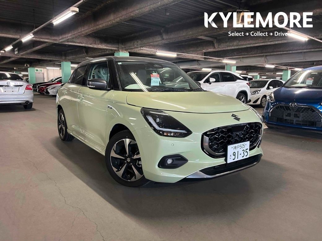 Image for 2024 Suzuki Swift 1.2 HYBRID AUTOMATIC - MZ SPEC (HIGH SPEC) - UPGRADED 16'' ALLOYS - APPLE CARPLAY - CRUISE CONTROL - PADDLE SHIFT - TWO TONE GREEN/BLACK