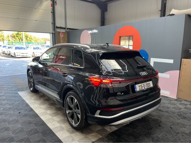 Image for 2023 Audi Q4 e-tron €32950 2023 AUDI Q4 E-TRON 40 S-LINE AUTOMATIC / CRUISE CONTROL / 360° CAMERA / ELECTRIC MEMORY & HEATED SEAT / REAR HEATED SEATS / PADDLE SHIFTERS / AMBIENT LIGHTS / APPLE CARPLAY