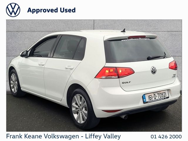 Image for 2016 Volkswagen Golf COMFORTLINE AUTO 1.2TSI 115BHP *REAR VIEW CAMERA* *WHITE* *NEW NCT* *12 MONTHS FRANK KEANE WARRANTY* *FINANCE AVAILABLE*
