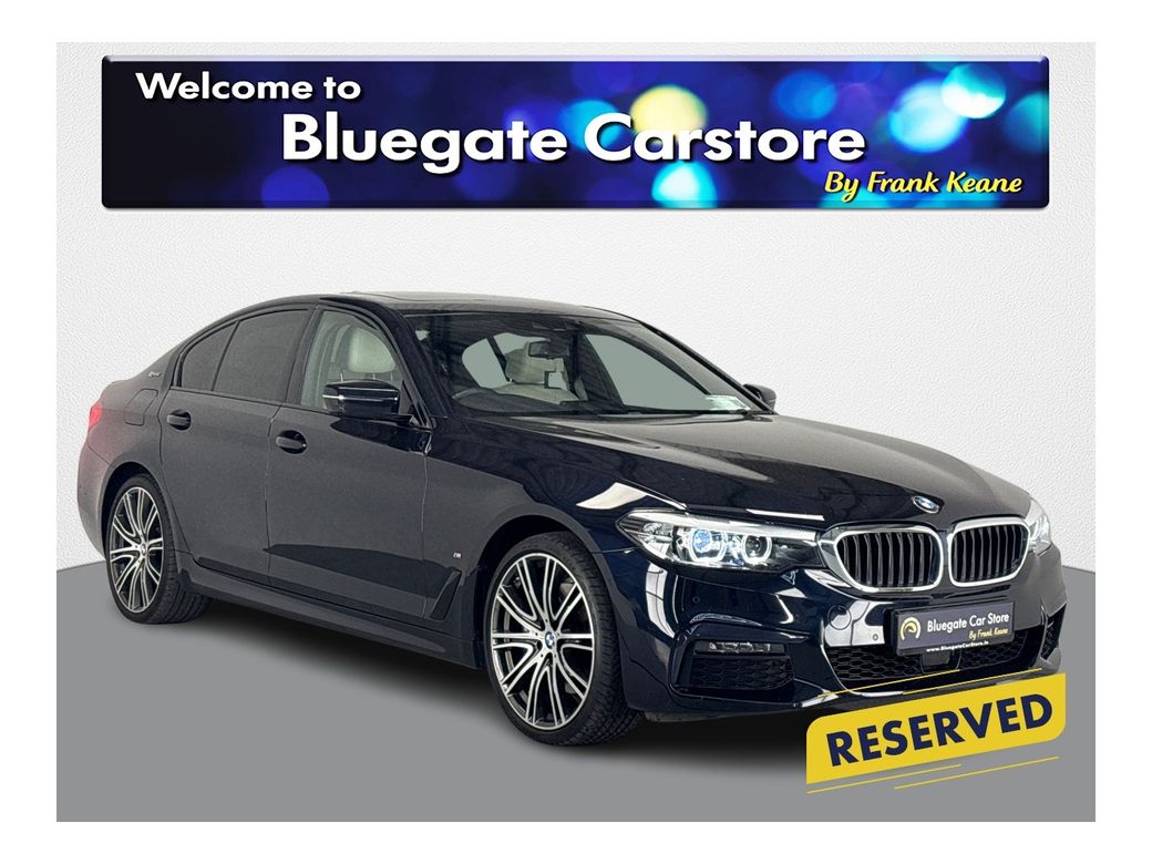 Image for 2018 BMW 5 Series E G30 M SPORT**PANORAMIC SUNROOF**CREAM LEATHER INTERIOR**HEATED FRONT ELECTRIC SEATS**HEATED MULTIFUNCTIONAL STEERING WHEEL**TOUCH SCREEN INFOTAINMENT**REVERSE CAMERA**HARMON KARDON*FINANCE ARRANGED*