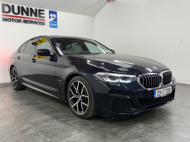 Image for 2022 BMW 5 Series **520D **M SPORT MODEL **DIGITAL DASH **LCI HEADLIGHTS / TAILIGHTS **FULLY ELECTRIC MEMORY SEATS **HEATED CREAM LEATHER SEATS **MULTIPLE SERVICE HISTORY **MULTI FUNCTION STEERING WHEEL **MULTI FUNCTIO