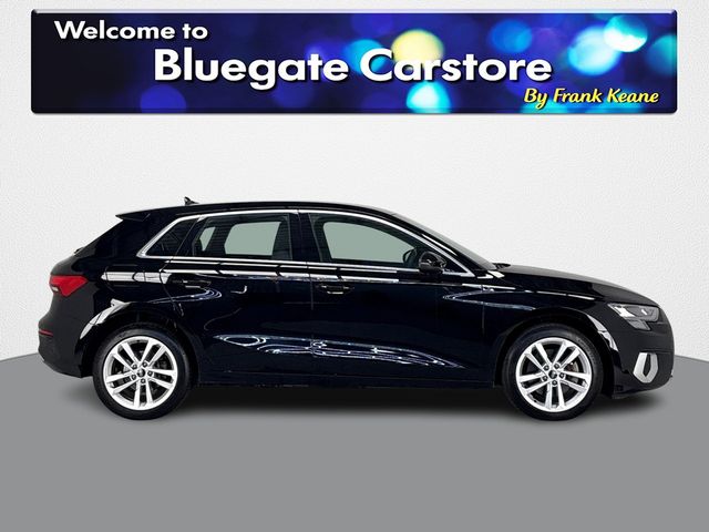 Image for 2024 Audi A3 SPORT 40 TFSI E S-A SPORTBACK **FULL BLACK CLOTH INTERIOR**APPLE CARPLAY**ANDROID AUTO**TOUCHSCREEN INFOTAINMENT SYSTEM**DRIVE MODES**FULLY DIGITAL DASH**USB CHARGING PORTS**REVERSE PARKING SENSORS**