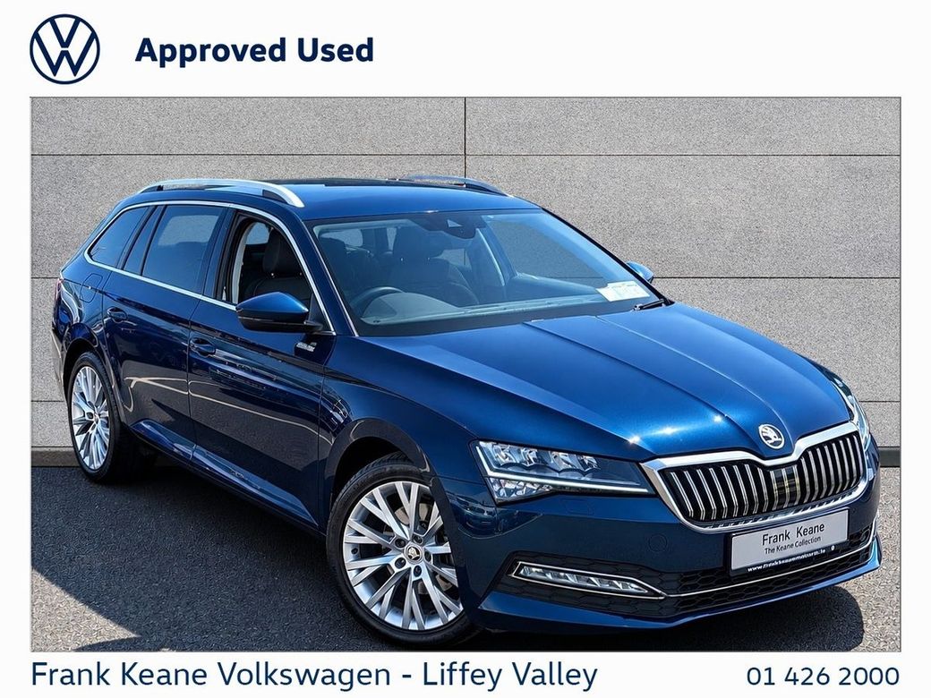 Image for 2020 Skoda Superb STYLE AUTO 1.6TDI 120HP *FULL LEATHER* *LAVA BLUE* *ELECTRIC SEATS* *REAR VIEW CAMERA* *CARPLAY & ANDROID AUTO* *HEATED SEATS* 